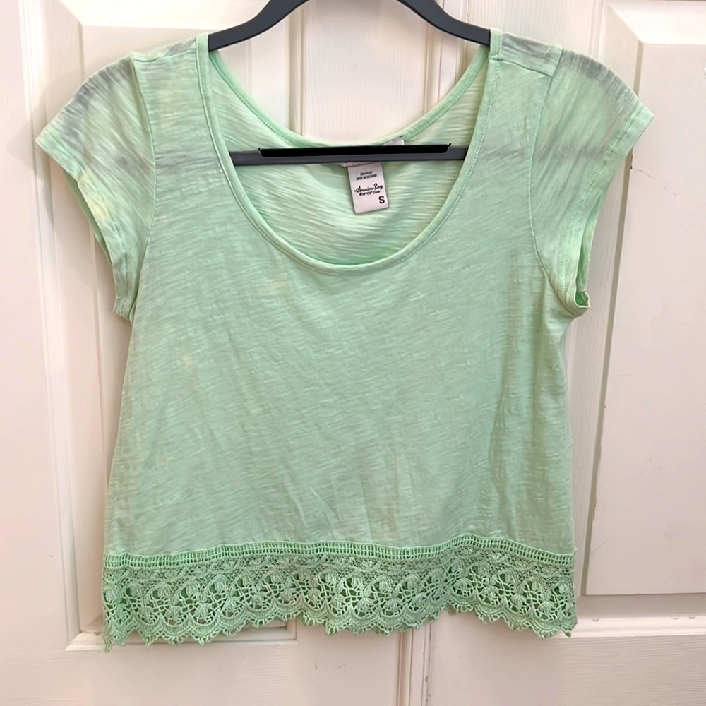 Small Lime Green American Rag Top